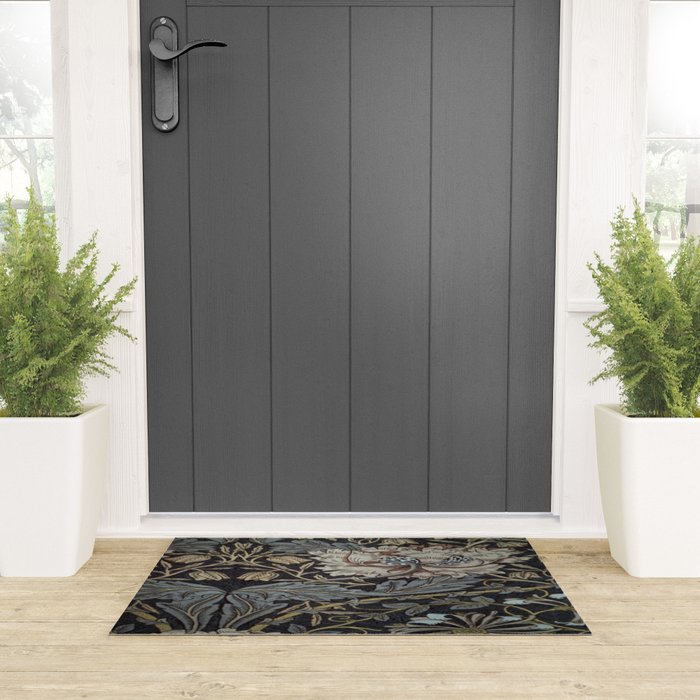 William Morris floral design, William Morris design Welcome Mat Gallery Image 3