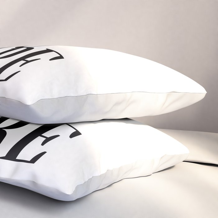 Come As You Are (Wavy - B&W) Pillow Sham Gallery Image 3