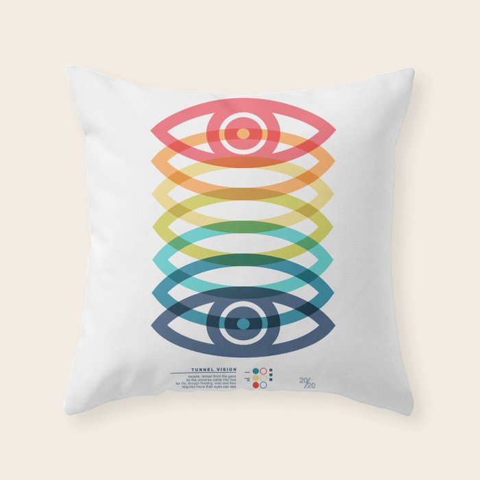 Tunnel vision Throw Pillow Gallery Image 6