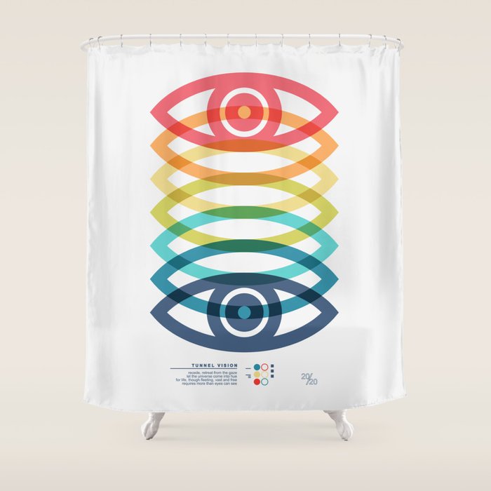 Tunnel vision Shower Curtain Gallery Image 1