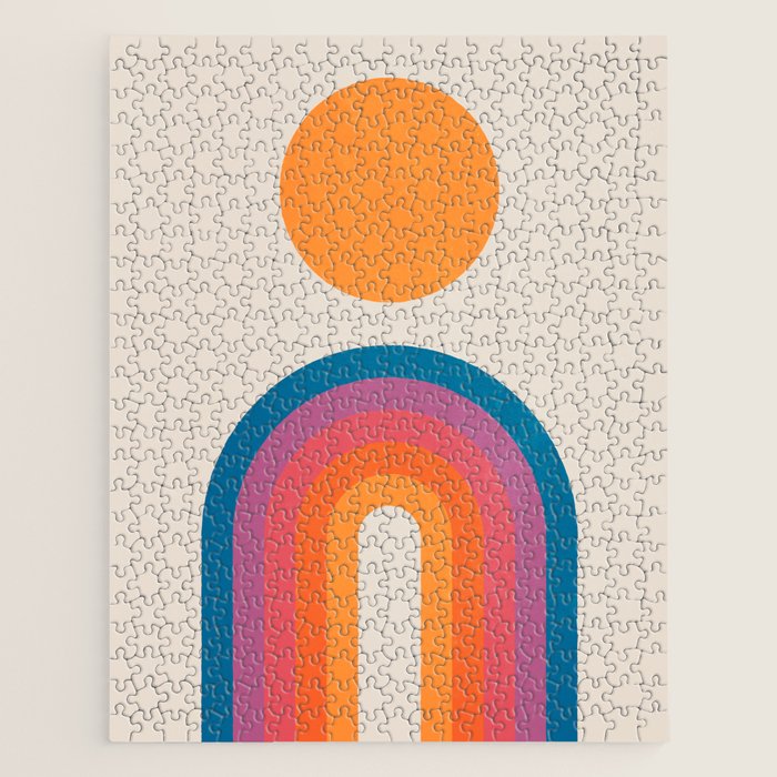 Vintage California Sun: Arches Jigsaw Puzzle Gallery Image 1