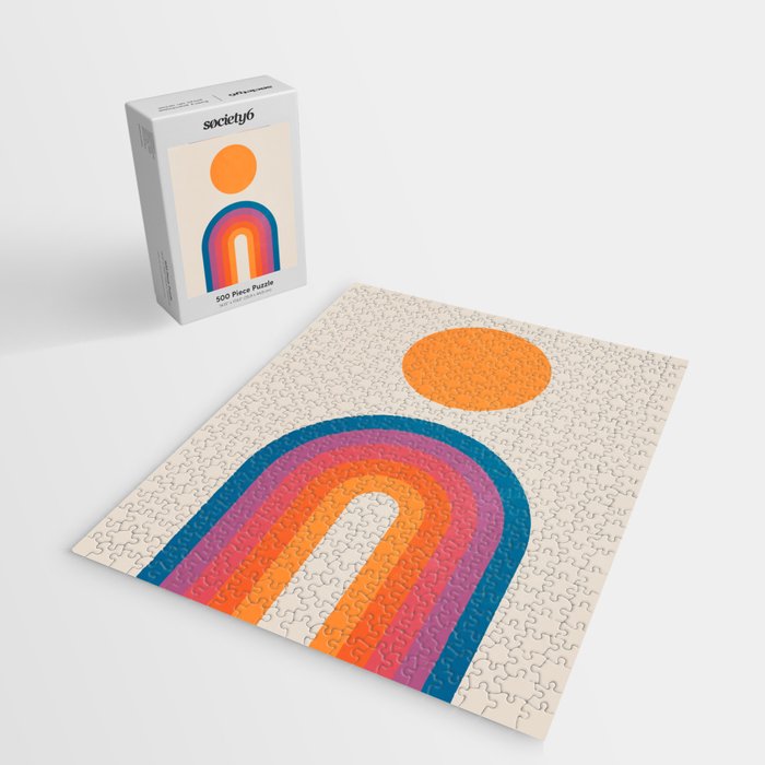 Vintage California Sun: Arches Jigsaw Puzzle Gallery Image 2