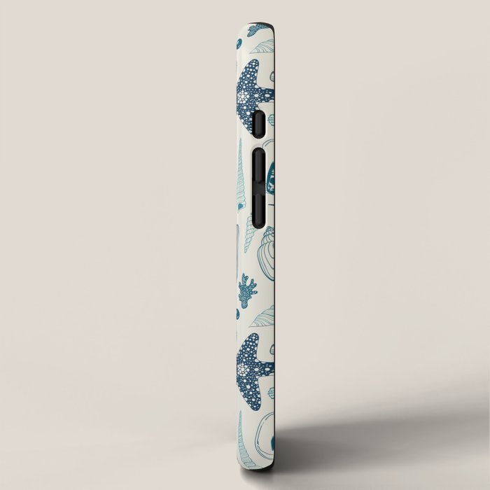 Sea shells on off white iPhone Case Gallery Image 2