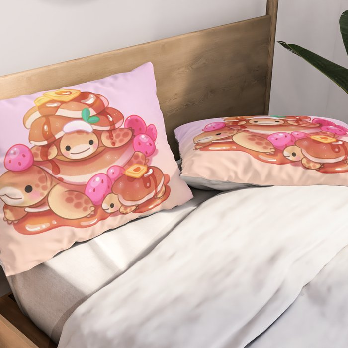 Pancake tortoise Pillow Sham Gallery Image 2