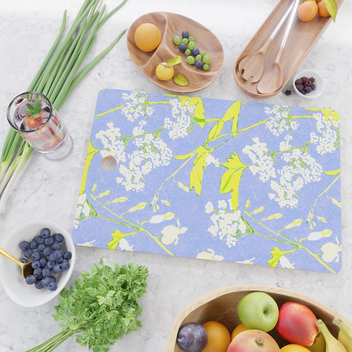 Snowdrop (blue) Cutting Board Gallery Image 2