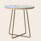 Snowdrop (blue) Side Table Gallery Image 1