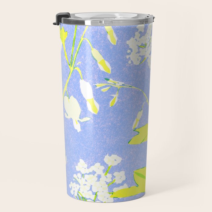 Snowdrop (blue) Travel Mug Gallery Image 3