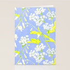 Snowdrop (blue) Stationery Card Gallery Image 2