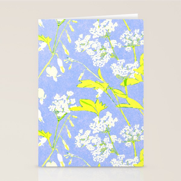 Snowdrop (blue) Stationery Card Gallery Image 2