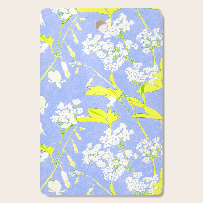 Snowdrop (blue) Cutting Board Gallery Image 1