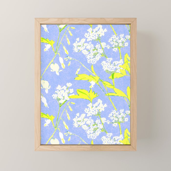 Snowdrop (blue) Mini Art Print Gallery Image 1