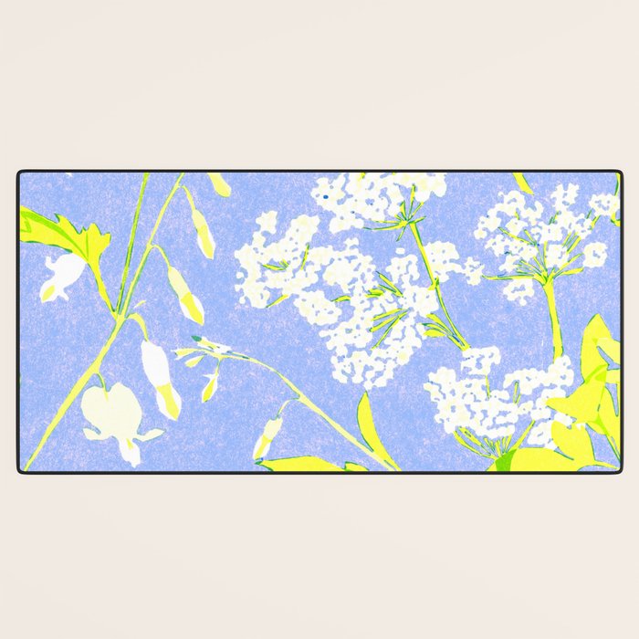 Snowdrop (blue) Desk Mat Gallery Image 3
