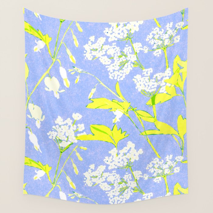 Snowdrop (blue) Wall Tapestry Gallery Image 4