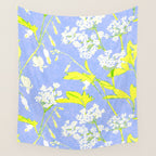 Snowdrop (blue) Wall Tapestry Gallery Image 4