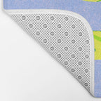 Snowdrop (blue) Bath Mat Gallery Image 2