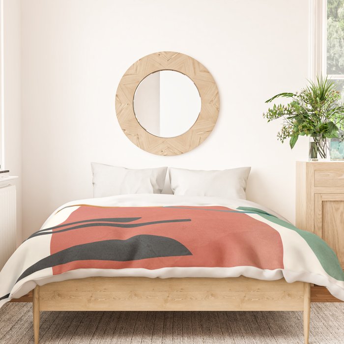 Minimal Abstract Shapes No.41 Duvet Cover Gallery Image 3