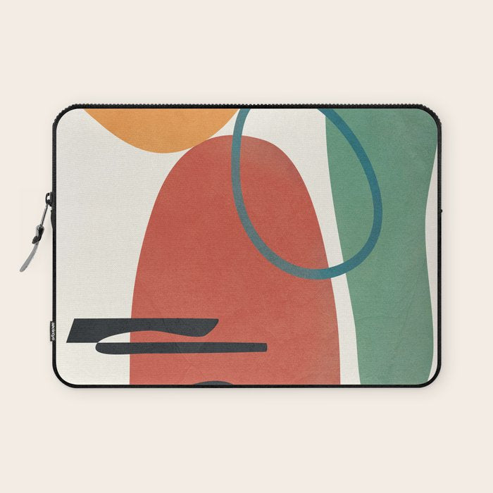 Minimal Abstract Shapes No.41 Laptop Sleeve Gallery Image 1