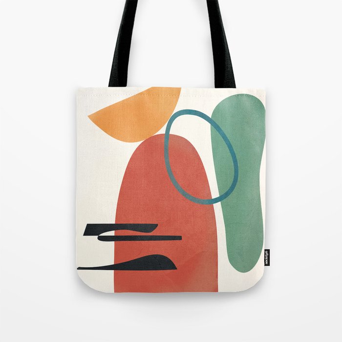 Minimal Abstract Shapes No.41 Tote Bag Gallery Image 1
