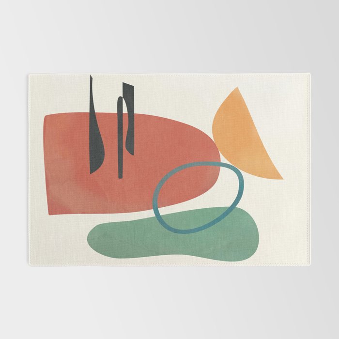 Minimal Abstract Shapes No.41 Rug Gallery Image 2
