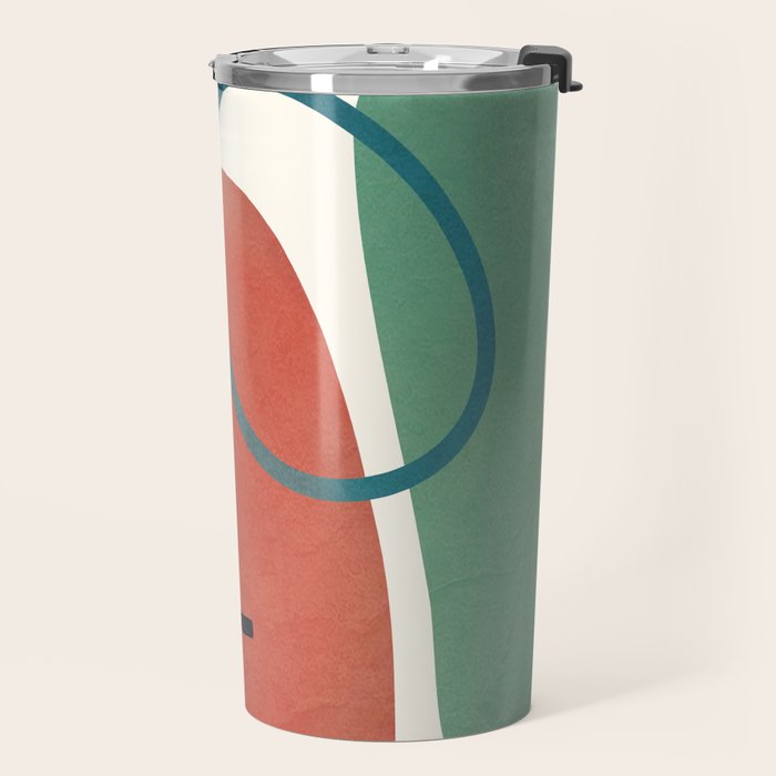 Minimal Abstract Shapes No.41 Travel Mug Gallery Image 2