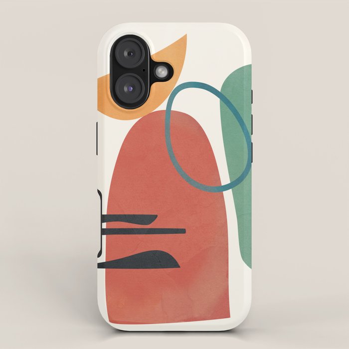 Minimal Abstract Shapes No.41 iPhone Case Gallery Image 1