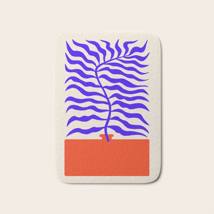 Wild Leaves: Matisse Edition Bath Mat Gallery Image 1