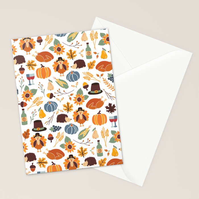 Thanksgiving Celebration Stationery Card Gallery Image 2