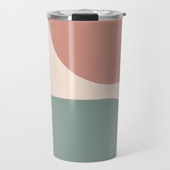 Modern Minimal Arch Abstract LXXVI Travel Mug Gallery Image 1