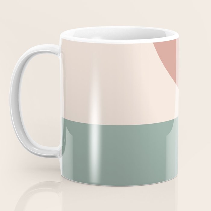 Modern Minimal Arch Abstract LXXVI Coffee Mug Gallery Image 3