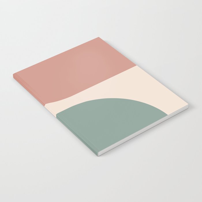 Modern Minimal Arch Abstract LXXVI Notebook Gallery Image 2