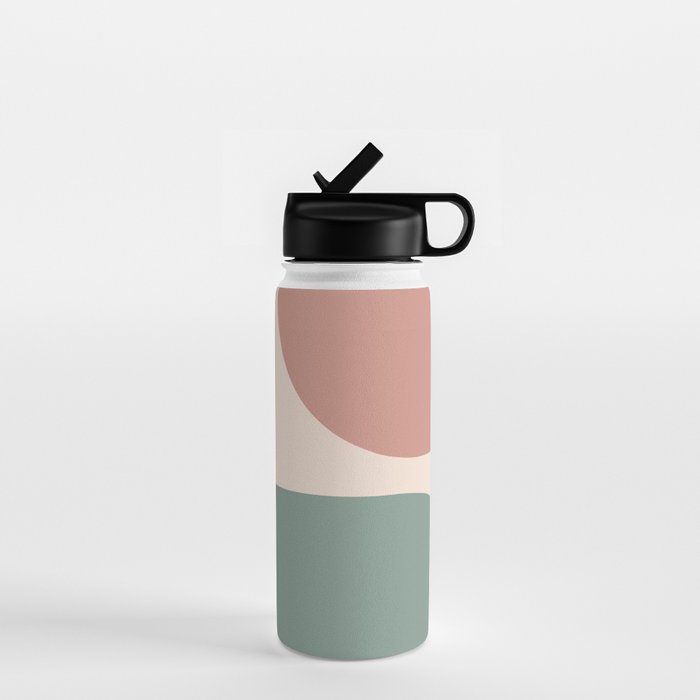 Modern Minimal Arch Abstract LXXVI Water Bottle Gallery Image 1