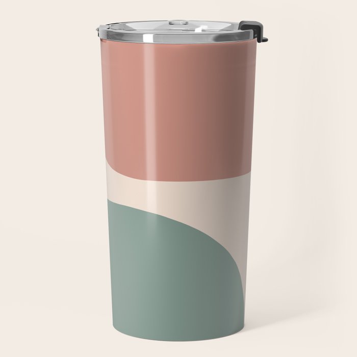 Modern Minimal Arch Abstract LXXVI Travel Mug Gallery Image 2