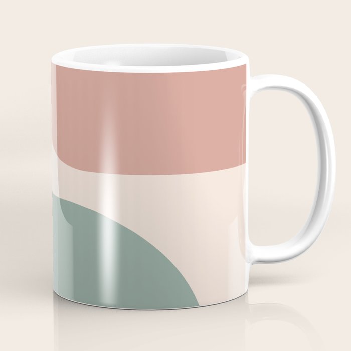Modern Minimal Arch Abstract LXXVI Coffee Mug Gallery Image 1