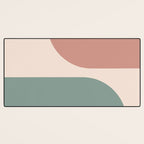 Modern Minimal Arch Abstract LXXVI Desk Mat Gallery Image 3