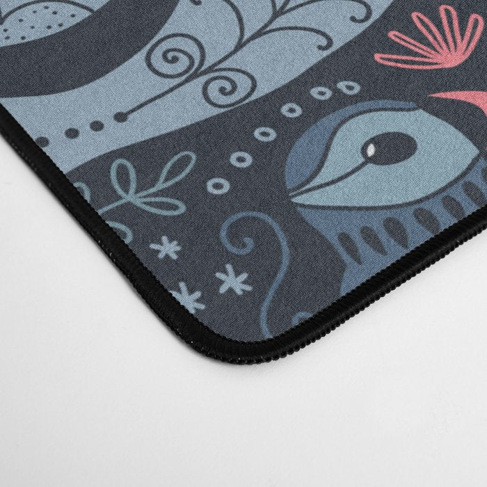 Arctic animals Polar bear, narwhal, seal, fox, puffin, whale  Desk Mat Gallery Image 4