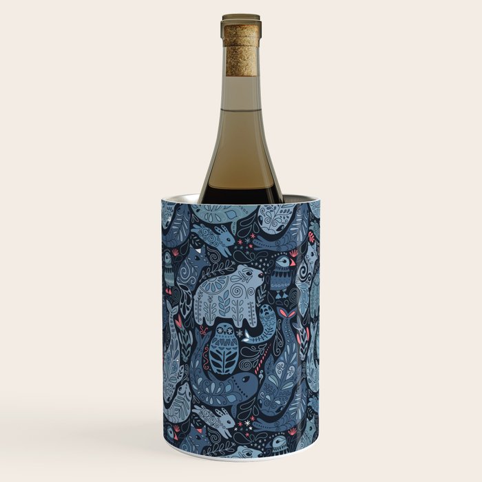 Arctic animals Polar bear, narwhal, seal, fox, puffin, whale  Wine Chiller Gallery Image 3