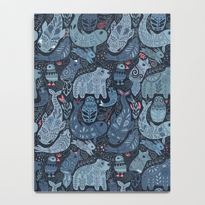 Arctic animals Polar bear, narwhal, seal, fox, puffin, whale  Notebook Gallery Image 4