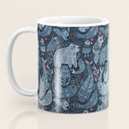Arctic animals Polar bear, narwhal, seal, fox, puffin, whale  Coffee Mug Gallery Image 3