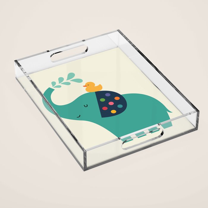 Keep Calm And Take A Shower Acrylic Tray Gallery Image 1