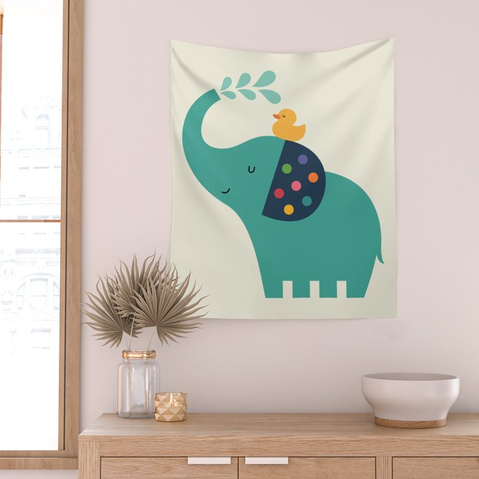 Keep Calm And Take A Shower Wall Tapestry Gallery Image 2