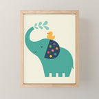 Keep Calm And Take A Shower Mini Art Print Gallery Image 1