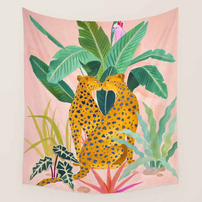 Cheetah Crush Wall Tapestry Gallery Image 4