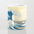 Japanese Woodblock Print The Great Wave of Kanagawa by Katsushika Hokusai Coffee Mug Gallery Image 4