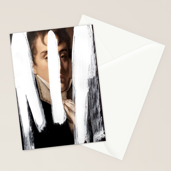 Brutalized Portrait of a Gentleman 2 Stationery Card Gallery Image 2
