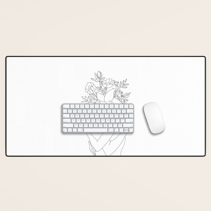 Blossom Hug Desk Mat Gallery Image 1