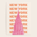 New York City Orange Poster Gallery Image 4