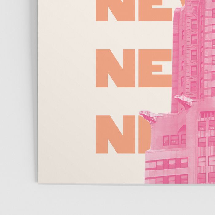 New York City Orange Poster Gallery Image 3
