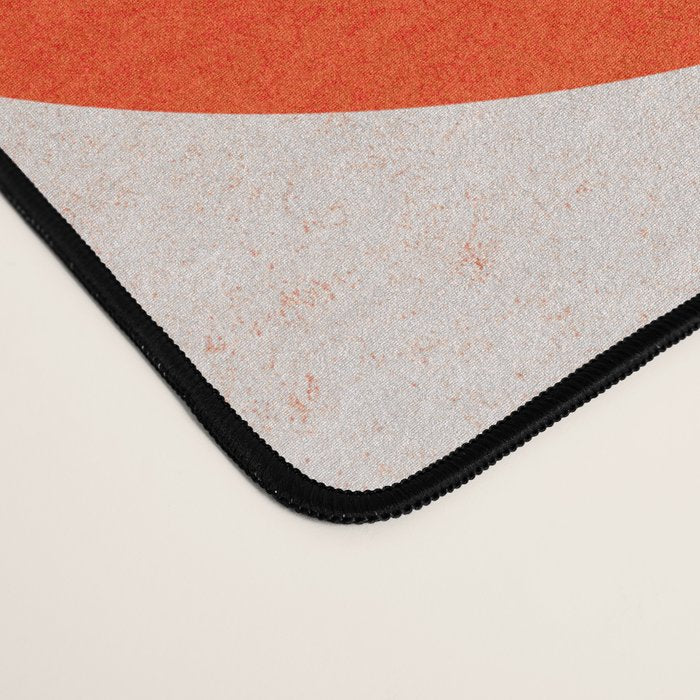 Mid century landscape Desk Mat Gallery Image 4