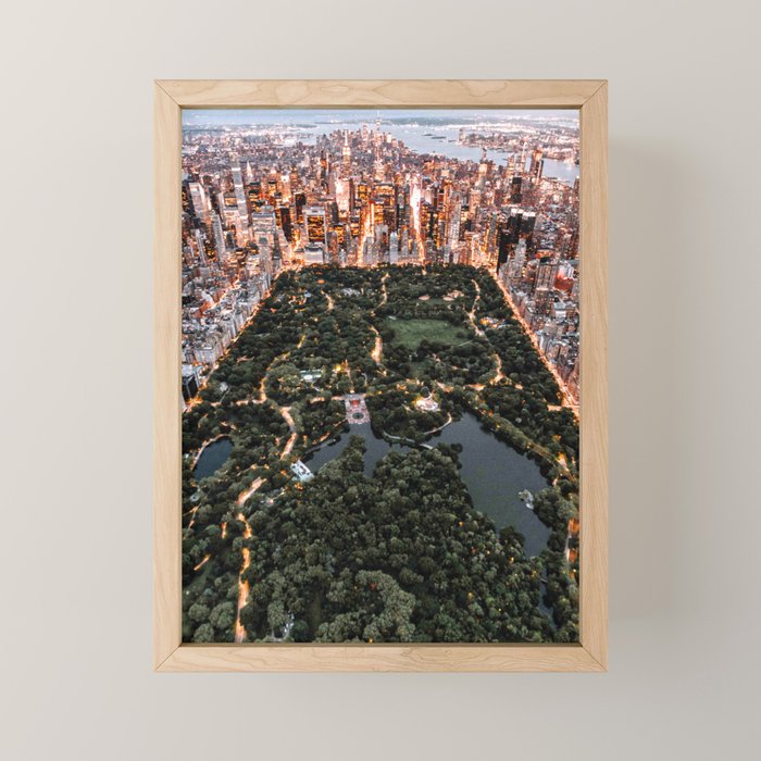 Central Park New York Mini Art Print Gallery Image 1