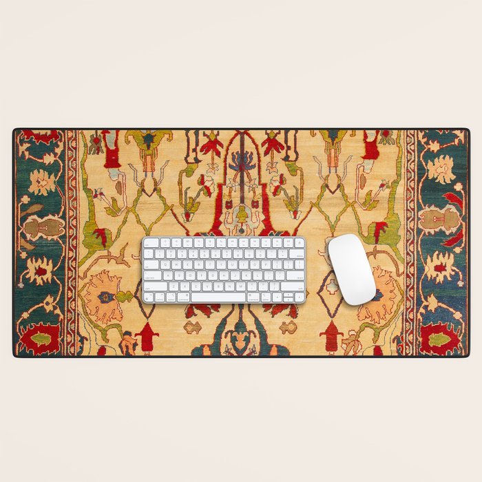 Heriz Antique Persian Rug Print Desk Mat Gallery Image 1